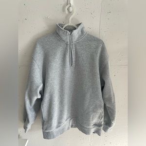 Aritzia TNA Boyfriend 1/4 Zip Sweatshirt